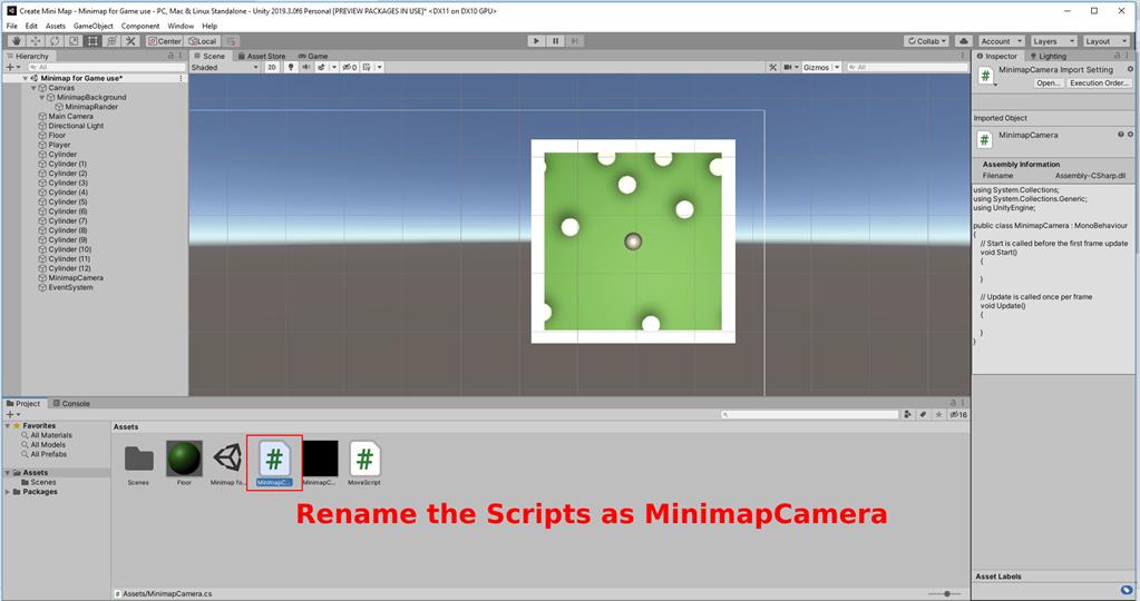 Create A Game Minimap Using C# Scripts In Unity